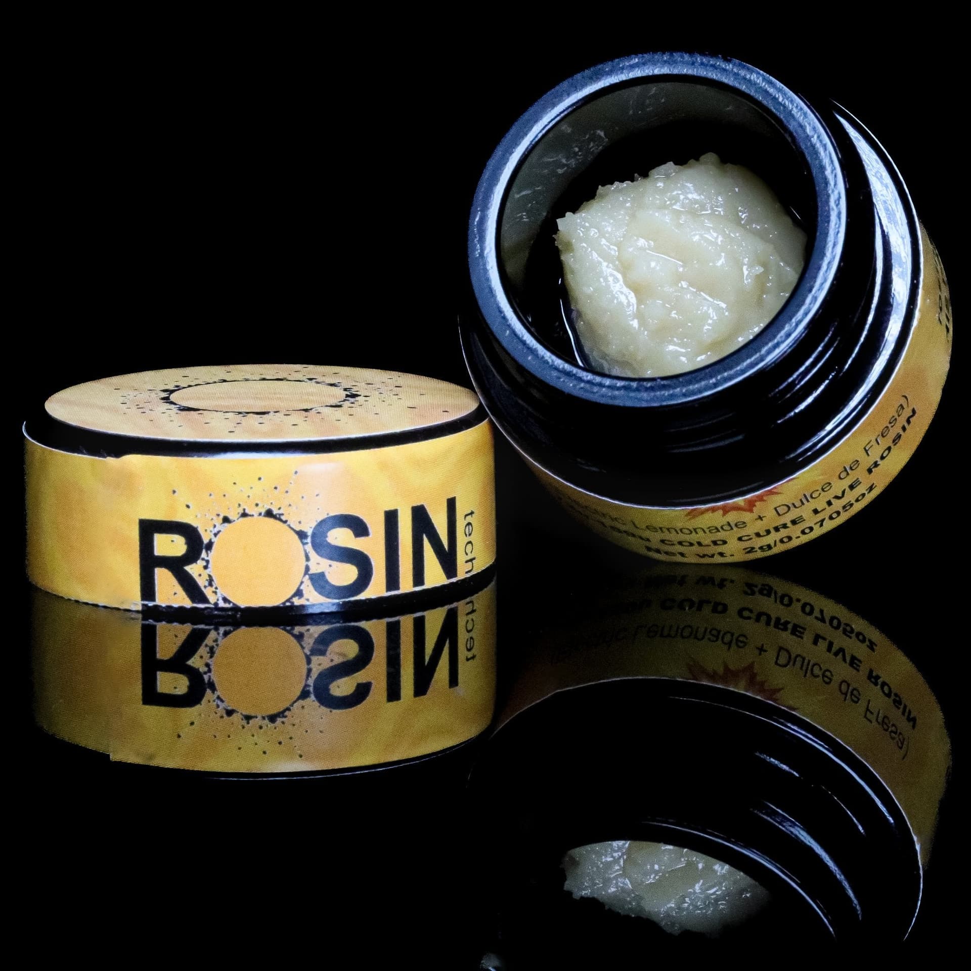 Strawberry Surge, Green Label Rosin by Rosin Tech Labs, California packaging